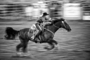Just a blur: Billy Barker Days Rodeo