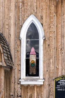 Windows: Anglican church.